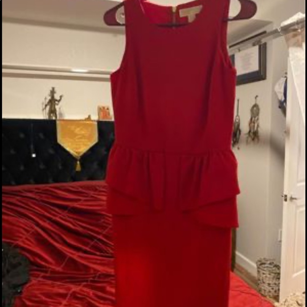 Michael Kors red dress size 2.